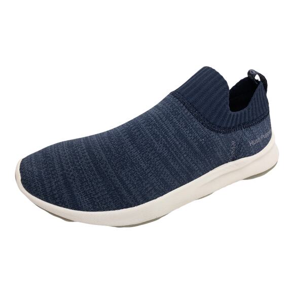 Hush Puppies Women's Navy Blue Knit Marine Slip On Sneakers 7 - Picture 1 of 9